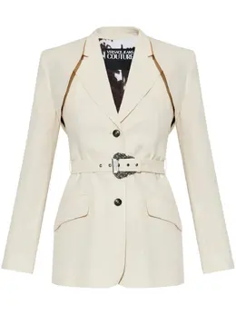 Versace Jeans Couture: Белый жакет 