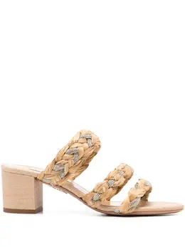 Aquazzura: Бежевые сандалии 