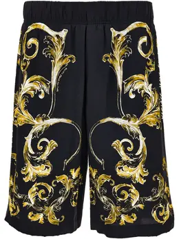 Versace Jeans Couture: Чёрные шорты 