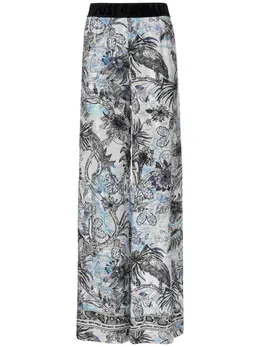 Just Cavalli: Брюки с растительным принтом 