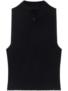 Courrèges: Чёрная майка 