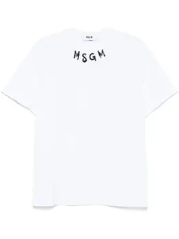 MSGM: Футболка с принтом 