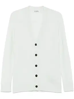 Jil Sander: Зелёный кардиган 