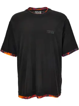 Versace Jeans Couture: Чёрная футболка 