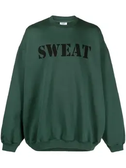 VETEMENTS: Хлопковый свитшот 