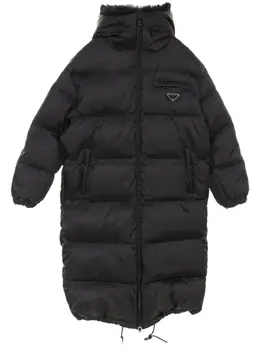 Prada Pre-Owned: Чёрное пальто 