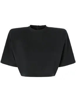 PINKO: Чёрная футболка 