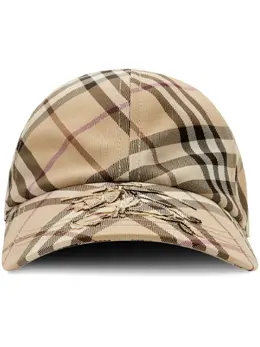 Burberry: Бежевая кепка  Vintage Check