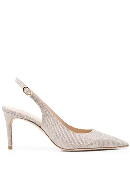 Stuart Weitzman: Серебристые туфли 