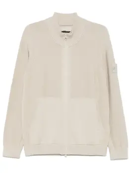Stone Island: Бежевый кардиган  Compass