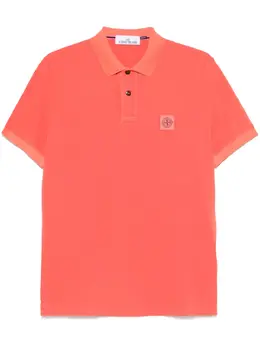 Stone Island: Красное поло  Compass