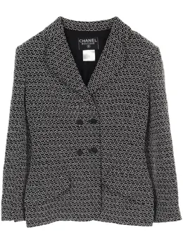 CHANEL Pre-Owned: Чёрная куртка 