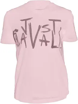 Just Cavalli: Светлая футболка 