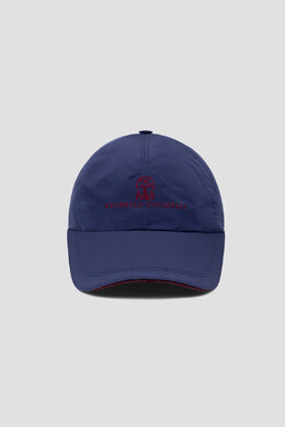 Brunello Cucinelli: Синяя кепка 