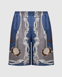 Versace: Синие шорты 