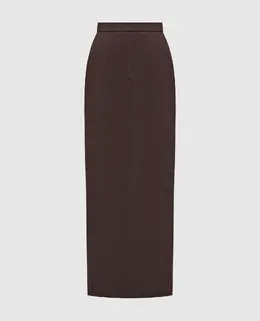 Max Mara: Коричневая юбка 