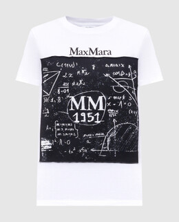 Max Mara: Белая футболка 