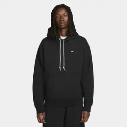 NIKE: Чёрная толстовка  Solo Swoosh