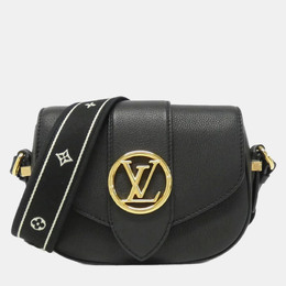 Louis Vuitton: Чёрная сумка  Pont Neuf