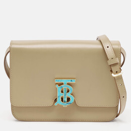 Burberry: Бежевая сумка  TB