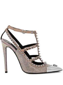 Philipp Plein: Светлые туфли  Skull