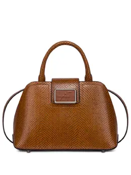 Alberta Ferretti: Коричневая сумка-шоппер  Albi