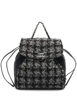 CHANEL Pre-Owned: Чёрный рюкзак 