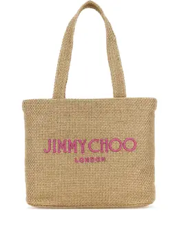 Jimmy Choo: Бежевая сумка 