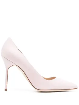 Manolo Blahnik: Светлые туфли 