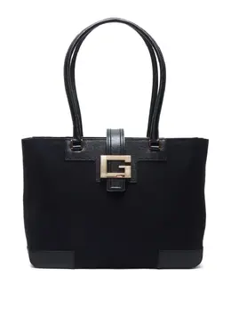 Gucci Pre-Owned: Чёрная сумка-шоппер 