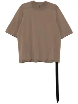 Rick Owens DRKSHDW: Коричневая футболка 