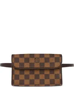 Louis Vuitton Pre-Owned: Коричневая поясная сумка 