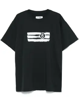 MM6 Maison Margiela: Футболка с принтом 