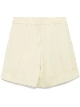 Jil Sander: Зелёные шорты 