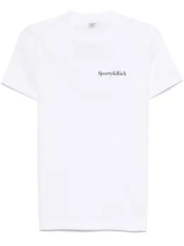 Sporty & Rich: Белая футболка 
