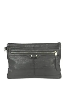 Balenciaga Pre-Owned: Серебристый клатч 