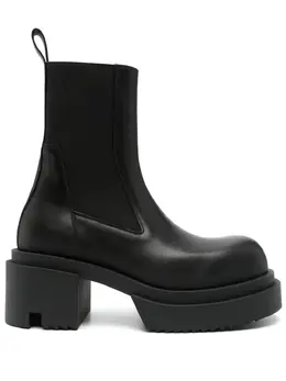 Rick Owens: Чёрные ботинки 