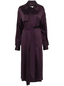 Victoria Beckham: Атласный плащ 
