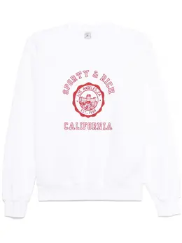 Sporty & Rich: Белый свитшот 