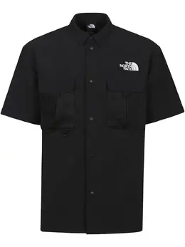 The North Face: Чёрная рубашка  Logo