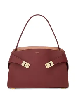 Ferragamo: Двухцветная сумка 