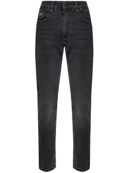 Versace Jeans Couture: Чёрные джинсы 