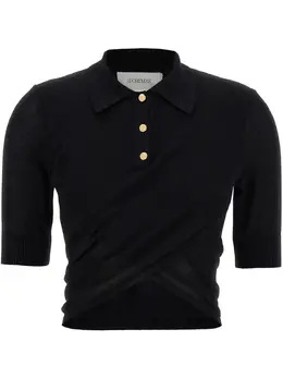 Sportmax: Чёрное поло 