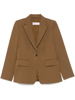 Max Mara: Коричневый жакет 
