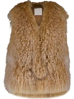 Givenchy: Жилет на меху 