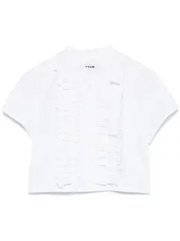 MSGM: Белая рубашка 