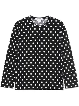 Comme Des Garçons Comme Des Garçons: Футболка в горошек 