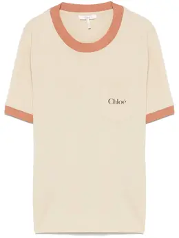 Chloé: Футболка с принтом 