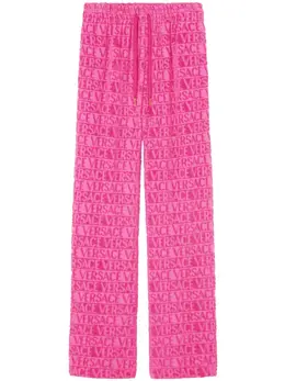 Versace: Розовые брюки  Baroque