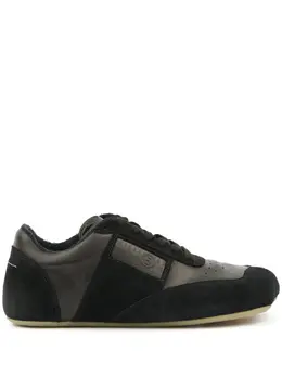 MM6 Maison Margiela: Чёрные кроссовки 